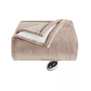 Cuddl Duds | Bedding | Cuddl Duds Heated Sherpa Throw | Poshmark